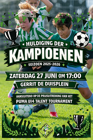 Huldiging der kampioenen