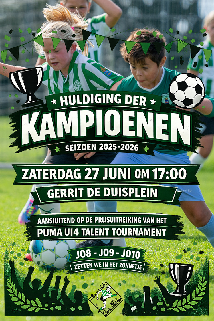 Huldiging der kampioenen