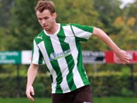 013 HZVV Genemuiden  12-09-2015: Voetbal: HZVV v SC Genemuiden: Hoogeveen/Jacco Riemens of Genemuiden /Hoofdklasse C