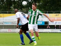 011 SVZW Genemuiden  26-09-2015: Voetbal: SVZW v SC Genemuiden: Wierden/Machiel van Keulen (l) of SVZW, Tjeerd Korf (r) of Genemuiden/Hoofdklasse C