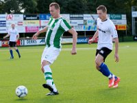 019 SVZW Genemuiden  26-09-2015: Voetbal: SVZW v SC Genemuiden: Wierden/Siebren Visscher (l) of Genemuiden, Frank Eulderink (r) of SVZW/Hoofdklasse C