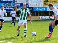 021 SVZW Genemuiden  26-09-2015: Voetbal: SVZW v SC Genemuiden: Wierden/Martijn Jansen (l) of Genemuiden, Frank Eulderink (r) of SVZW/Hoofdklasse C