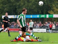 014 CSV Apeldoorn Genemuiden  17-10-2015: Voetbal: CSV Apeldoorn v SC Genemuiden: Apeldoorn/Joost Krijns (l) of CSV Apeldoorn (l), Jacco Riemens (r) of Genemuiden/Hoofdklasse C