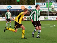 019 Genemuiden VEV'67  21-11-2015: Voetbal: SC Genemuiden v VEV 67: Genemuiden/Wessel van der Galien (l) of VEV'67, Stef van der Velden (r) of Genemuiden/Beker District Noord