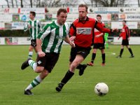 014 2016 Genemuiden Hardegarijp  06-02-2016: Voetbal: SC Genemuiden v Hardegarijp: Genemuiden/Sijmon Eenkhoorn (l) of Genemuiden, Tjeerd Rijpma (r) of Hardegarijp/KNVB districtsbeker Noord