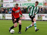 023 2016 Genemuiden Hardegarijp  06-02-2016: Voetbal: SC Genemuiden v Hardegarijp: Genemuiden/Gert-Jan Spindelaar (l) of Hardegarijp, Job van Dalfsen (r) of Genemuiden/KNVB districtsbeker Noord