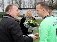 005 2016 Genemuiden ACV  20-02-2016: Voetbal: SC Genemuiden v ACV: Genemuiden/ Berend van Lente (l), Albert Flier (r) of Genemuiden  /Hoofdklasse C zaterdagamateurs