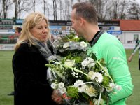 008 2016 Genemuiden ACV  20-02-2016: Voetbal: SC Genemuiden v ACV: Genemuiden/Janneke ten Hove (l) Albert Flier (r) of Genemuiden  /Hoofdklasse C zaterdagamateurs