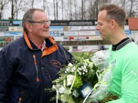 009 2016 Genemuiden ACV  20-02-2016: Voetbal: SC Genemuiden v ACV: Genemuiden/ Piet Altena (l), Albert Flier (r) of Genemuiden /Hoofdklasse C zaterdagamateurs