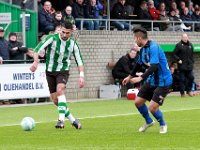 016 2016 Genemuiden ACV  20-02-2016: Voetbal: SC Genemuiden v ACV: Genemuiden/ Masies Artien (l) of Genemuiden, Eduard de Jonge Rosa (r) of ACV /Hoofdklasse C zaterdagamateurs