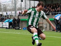 026 2016 Genemuiden ACV  20-02-2016: Voetbal: SC Genemuiden v ACV: Genemuiden/ Cijntje Angelo (l) of ACV, Christian Riemens (r) of Genemuiden /Hoofdklasse C zaterdagamateurs