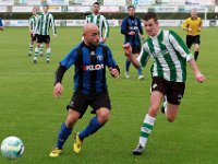 035 2016 Genemuiden ACV  20-02-2016: Voetbal: SC Genemuiden v ACV: Genemuiden/ Cijntje Angelo (l) of ACV, Karlo Heutink (r) of Genemuiden /Hoofdklasse C zaterdagamateurs