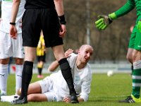018 2016 DOS37 Genemuiden  09-04-2016: Voetbal: DOS 37 v SC Genemuiden: Vriezenveen/Martijn Jansen of Genemuiden/Hoofdklasse C zaterdagamateurvoetbal.