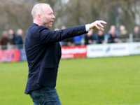 027 2016 DOS37 Genemuiden  09-04-2016: Voetbal: DOS 37 v SC Genemuiden: Vriezenveen/Trainer-Coach Johan de Man of Genemuiden/Hoofdklasse C zaterdagamateurvoetbal.