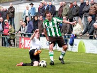 015 2016 Drachtster Boys Genemuiden  30-04-2016: Voetbal: Drachtster Boys v Genemuiden: Drachten / Richard Hamstra (l) of Drachtster Boys, Patrick Lip (r) of Genemuiden / Hoofdklasse C zaterdag amateurvoetbal