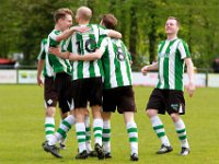 018 2016 Drachtster Boys Genemuiden  30-04-2016: Voetbal: Drachtster Boys v Genemuiden: Drachten / Team of Genemuiden / Hoofdklasse C zaterdag amateurvoetbal