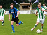 003 2016 ACV Assen SC Genemuiden  20-08-2016: Voetbal: ACV v SC Genemuiden: Assen/Daniël Schans (l) of Assen, Omar Kavak (r) of Genemuiden/Hoofdklasse B zaterdagamateurvoetbal