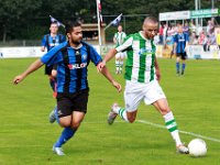 004 2016 ACV Assen SC Genemuiden  20-08-2016: Voetbal: ACV v SC Genemuiden: Assen/elle Wagenaar (l) of Assen, Omar Kavak (r) of Genemuiden/Hoofdklasse B zaterdagamateurvoetbal