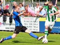 008 2016 ACV Assen SC Genemuiden  20-08-2016: Voetbal: ACV v SC Genemuiden: Assen/Dennis Molema (l) of Assen, Omar Kavak (r) of Genemuiden/Hoofdklasse B zaterdagamateurvoetbal