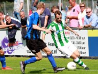 009 2016 ACV Assen SC Genemuiden  20-08-2016: Voetbal: ACV v SC Genemuiden: Assen/Dennis Molema (l) of Assen, Jacco Riemens (r) of Genemuiden/Hoofdklasse B zaterdagamateurvoetbal