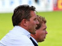 017 2016 ACV Assen SC Genemuiden  20-08-2016: Voetbal: ACV v SC Genemuiden: Assen/Trainer coach Jan van Raalte (l) Ass. Trainer Marc Hegeman of Genemuiden/Hoofdklasse B zaterdagamateurvoetbal
