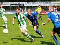018 2016 ACV Assen SC Genemuiden  20-08-2016: Voetbal: ACV v SC Genemuiden: Assen/Jacco Riemens (l) of Genemuiden, Nick Westebring (m), Harjen Hagenauw (r) of Assen/Hoofdklasse B zaterdagamateurvoetbal