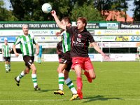 016 2016 Genemuiden Flevo Boys  27-08-2016: Voetbal: SC Genemuiden v Flevo Boys: Genemuiden/Martijn Jansen (l) of Genemuiden, Lars Klijnstra (r) of Flevo Boys / Zaterdagamateurvoetbal hoofdklasse B/
