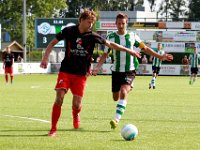022 2016 Genemuiden Flevo Boys  27-08-2016: Voetbal: SC Genemuiden v Flevo Boys: Genemuiden / Lars Klijnstra (l) of Flevo Boys, Anne van der Kolk (r) of Genemuiden/ Zaterdagamateurvoetbal hoofdklasse B/