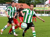 024 2016 Genemuiden Flevo Boys  27-08-2016: Voetbal: SC Genemuiden v Flevo Boys: Genemuiden / Wouter van der Molen (l), Jacco Riemens (r) of Genemuiden/ Zaterdagamateurvoetbal hoofdklasse B/