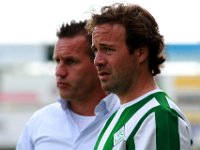 034 2016 Genemuiden Flevo Boys  27-08-2016: Voetbal: SC Genemuiden v Flevo Boys: Genemuiden / Jan van Raalte (l), Patrick Lip (r) of Genemuiden / Zaterdagamateurvoetbal hoofdklasse B/