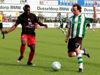 036 2016 Genemuiden Flevo Boys  27-08-2016: Voetbal: SC Genemuiden v Flevo Boys: Genemuiden / Jesse betaze (l) of Flevo Boys, Patrick Lip (r) of Genemuiden / Zaterdagamateurvoetbal hoofdklasse B/