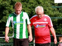 016 2016 Urk-Genemuiden  10-09-2016: Voetbal: SV Urk v SC Genemuiden: Urk / Robert Boes (l), Cees de Bruijn (r) of Genemuiden / Hoofdklasse B, zaterdagamateurvoetbal /