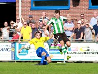 007 2016 Staphorst Genemuiden  24-09-2016: Voetbal: Staphorst v SC Genemuiden: Staphorst / Remon Kroes (l) of Staphorst, Frank Kuurman (r) of Genemuiden / Zaterdagamatuervoetbal hoofdklasse B / : SC Genemuiden, VV Staphorst, Remon Kroes, Frank Kuurman