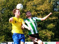 012 2016 Staphorst Genemuiden  24-09-2016: Voetbal: Staphorst v SC Genemuiden: Staphorst / Roelof de Jong (l) of Staphorst, Danny Menting (r) of Genemuiden / Zaterdagamatuervoetbal hoofdklasse B / : SC Genemuiden, VV Staphorst, Roelof de Jong, Danny Menting