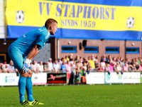 018 2016 Staphorst Genemuiden  24-09-2016: Voetbal: Staphorst v SC Genemuiden: Staphorst / René Oosterhof of Staphorst / Zaterdagamatuervoetbal hoofdklasse B / : SC Genemuiden, VV Staphorst, René Oosterhof