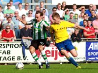 019 2016 Staphorst Genemuiden  24-09-2016: Voetbal: Staphorst v SC Genemuiden: Staphorst / Christian Riemens (l) of Genemuiden, Mark Schra (r) of Staphorst / Zaterdagamatuervoetbal hoofdklasse B / : SC Genemuiden, VV Staphorst, Christian Riemens, Mark Schra
