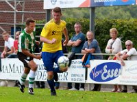 027 2016 Staphorst Genemuiden  24-09-2016: Voetbal: Staphorst v SC Genemuiden: Staphorst / Anne van der Kolk (l) of Genemuiden, Martin van t Ende (r) of Staphorst / Zaterdagamatuervoetbal hoofdklasse B / : SC Genemuiden, VV Staphorst, Anne van der Kolk, Martin van t Ende