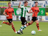 006 2016 Genemuiden Sparta Nijkerk  01-10-2016: Voetbal: SC Genemuiden v Sparta Nijkerk: Genemuiden/ Hoofdklasse B zaterdagamateurvoetbal/ Donny van der Wal (l) of Sparta Nijkerk, Jacco Riemens (m) of Genemuiden, Quincy van Waveren (r) of Sparta Nijkerk / : Donny van der Wal, Jacco Riemens, Quincy van Waveren