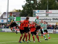 012 2016 Genemuiden Sparta Nijkerk  01-10-2016: Voetbal: SC Genemuiden v Sparta Nijkerk: Genemuiden/ Hoofdklasse B zaterdagamateurvoetbal/ Genemuiden vs Sparta Nijkerk / : SC Genemuiden, Sparta Nijkerk
