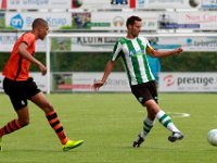 015 2016 Genemuiden Sparta Nijkerk  01-10-2016: Voetbal: SC Genemuiden v Sparta Nijkerk: Genemuiden/ Hoofdklasse B zaterdagamateurvoetbal/ Janic Makizodila (l) of Sparta Nijkerk, Anne van der Kolk (r) of Genemuiden / : SC Genemuiden, Sparta Nijkerk, Janic Makizodila, Anne van der Kolk
