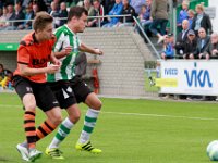 017 2016 Genemuiden Sparta Nijkerk  01-10-2016: Voetbal: SC Genemuiden v Sparta Nijkerk: Genemuiden/ Hoofdklasse B zaterdagamateurvoetbal/ Rick Boersma (l) of Sparta Nijkerk, Frank Kuurman (r) of Genemuiden / : SC Genemuiden, Sparta Nijkerk, Rick Boersma, Frank Kuurman