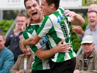 022 2016 Genemuiden Sparta Nijkerk  01-10-2016: Voetbal: SC Genemuiden v Sparta Nijkerk: Genemuiden/ Hoofdklasse B zaterdagamateurvoetbal/ Dirk Muis (l), Frank Kuurman (r) of Genemuiden / : SC Genemuiden, Sparta Nijkerk, Dirk Muis, Frank Kuurman