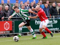 004 2016 DOVO Genemuiden  08-10-2016: Voetbal: Dovo v SC Genemuiden: Veenendaal / Wouter van der Molen (l) of Genemuiden, Nick Koster (r) of DOVO / : DOVO, SC Genemuiden, Wouter van der Molen, Nick Coster