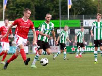 016 2016 DOVO Genemuiden  08-10-2016: Voetbal: Dovo v SC Genemuiden: Veenendaal / Bas Mooij (l) of DOVO, Omar Kavak (m), Job van Dalfsen (r) of Genemuiden / : DOVO, SC Genemuiden, Bas Mooij, Omar Kavak, Job van Dalfsen