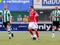 023 2016 DOVO Genemuiden  08-10-2016: Voetbal: Dovo v SC Genemuiden: Veenendaal / Jacco Riemens (l) of Genemuiden, Marley Berkvens (m) of DOVO, Omar Kavak (r) of Genemuiden / : DOVO, SC Genemuiden, Jacco Riemens, Marley Berkvens, Omar Kavak