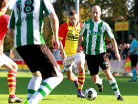 004 2016 CSV Apeldoorn Genemuiden  29-10-2016: Voetbal: CSV Apeldoorn v SC Genemuiden: Apeldoorn / Rob Diderik (l) of CSV Apeldoorn, Martijn Jansen (r) of Genemuiden / : SC Genemuiden, CSV Apeldoorn, Hoofdklasse B zaterdagamateurvoetbal, Rob Diderik, Martijn Jansen