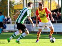 006 2016 CSV Apeldoorn Genemuiden  29-10-2016: Voetbal: CSV Apeldoorn v SC Genemuiden: Apeldoorn / Wouter van der Meulen (l) of Genemuiden, Rob Diderik (r) of CSV Apeldoorn / : SC Genemuiden, CSV Apeldoorn, Hoofdklasse B zaterdagamateurvoetbal, Woter van der Molen, Rob Diderik