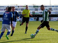 002 2017 Genemuiden ACV  14-01-2017: Voetbal: SC Genemuiden v ACV: Genemuiden /Daan Smit (l) of ACV, Omar Kavak (r) of Genemuiden / : Hoofdklasse B, zaterdagamateurvoetbal, SC Genemuiden, ACV, Daan Smit, Omar Kavak