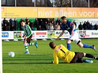 003 2017 Genemuiden ACV  14-01-2017: Voetbal: SC Genemuiden v ACV: Genemuiden / Frank Kuurman (l) of Genemuiden, Guus de Vries (r) of ACV / : Hoofdklasse B, zaterdagamateurvoetbal, SC Genemuiden, ACV, Frank Kuurman, Guus de Vries