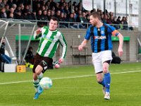 014 2017 Genemuiden ACV  14-01-2017: Voetbal: SC Genemuiden v ACV: Genemuiden / Frank Kuurman (l) of Genemuiden, Guss de Vries (r) of ACV / : Hoofdklasse B, zaterdagamateurvoetbal, SC Genemuiden, ACV, Frank Kuurman, Guus de Vries